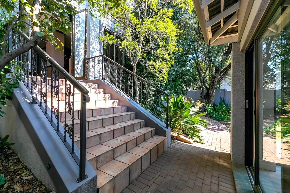 Landscaped garden stairway at Regent Hill Office Park, Lonehill, Sandton
